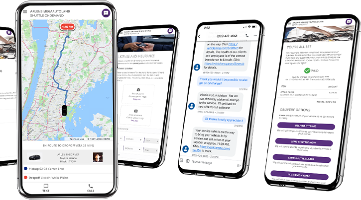 Service Suite Customer Screens